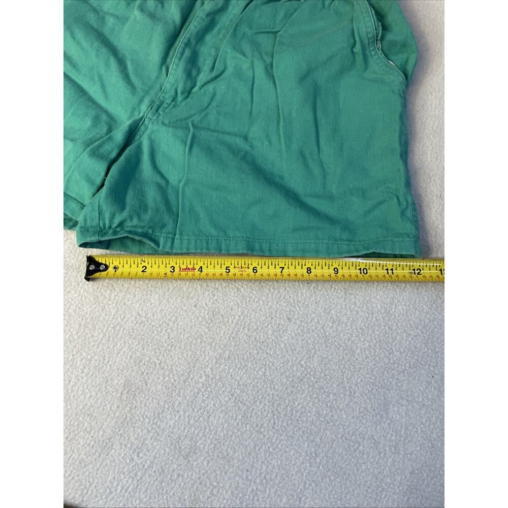 80s JJ San Francisco Teal Men’s Medium Shorts. Teal Zip Elastic Waist - Picture 7 of 16